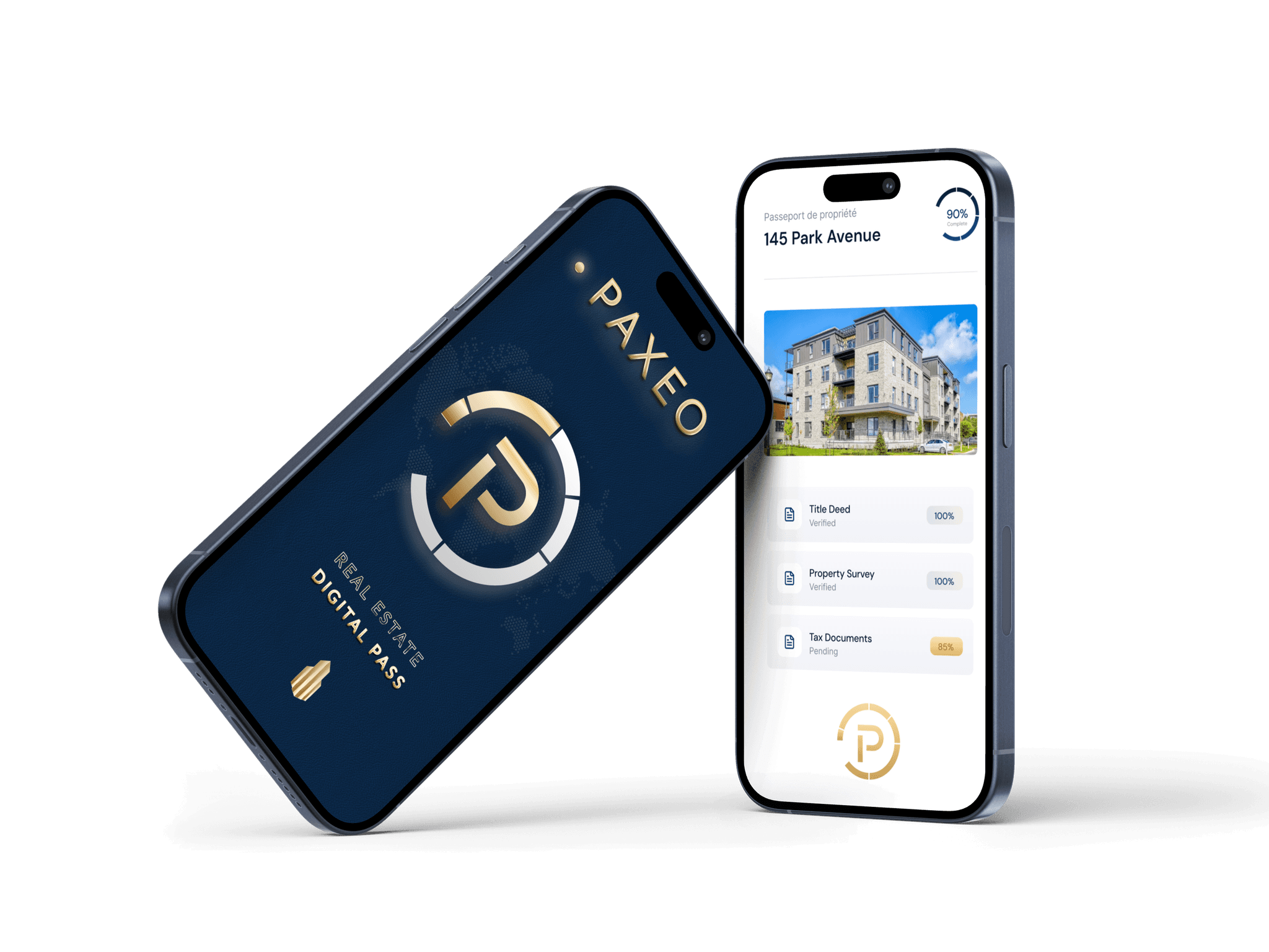 Interface Paxeo sur smartphone